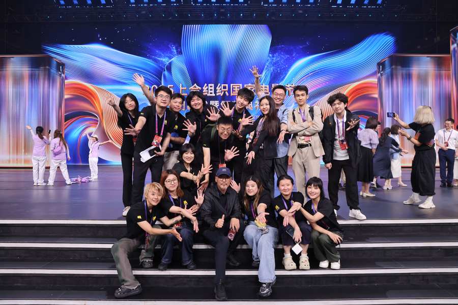 SCO Film Festival 2025 — CCTV-6 team